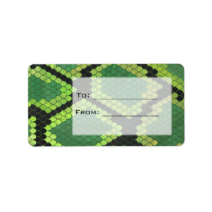 Monogram Snake Green and Black Label