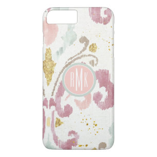 Monogram   Soft Deco Pattern iPhone 8 Plus/7 Plus Case
