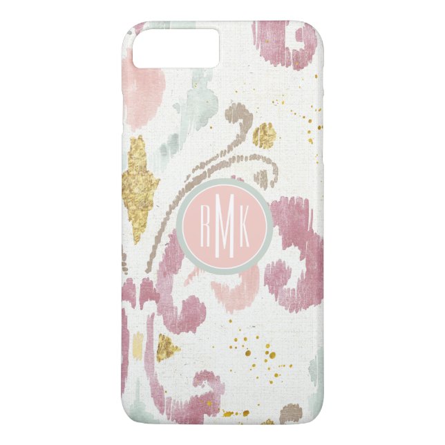 Monogram | Soft Deco Pattern Case-Mate iPhone Case (Back)