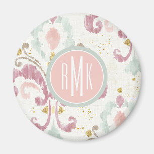 Monogram   Soft Deco Pattern Magnet