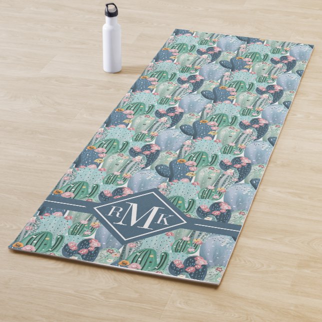 Monogram | Soft Patel Cactus Pattern Yoga Mat (In Situ)