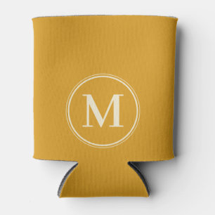Monogram Solid Burnt Buttercup Colour Can Cooler