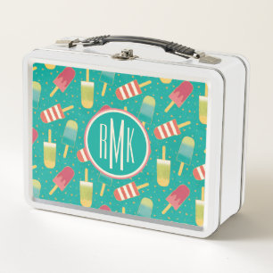 Monogram Some Fun in the Sun Step Metal Lunch Box