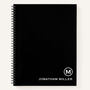 Monogram Spiral Notebook