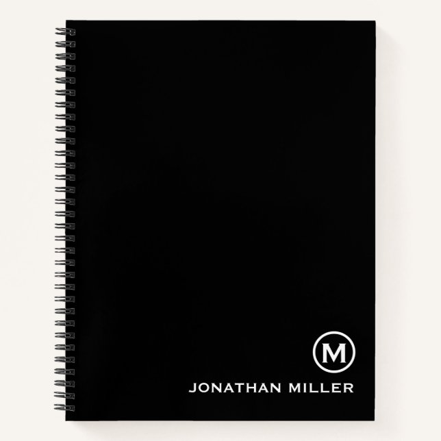 Monogram Spiral Notebook (Front)