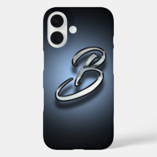 Monogram Spotlight Background iPhone 16 Case