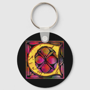Monogram: Stainglass C Key Ring