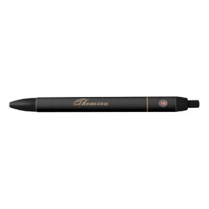 Monogram Star Digital artwork   Black Ink Pen