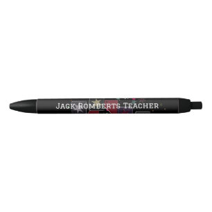 Monogram Stars Black Ink Pen