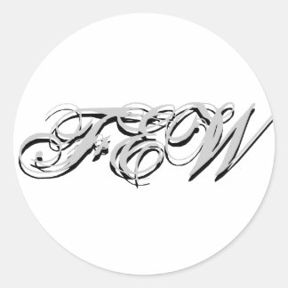 Monogram Sticker Customisable