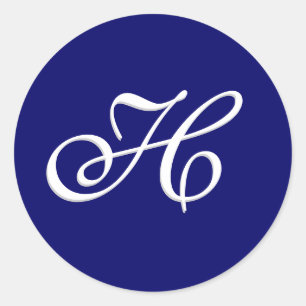 Monogram Sticker "H"  Customisable