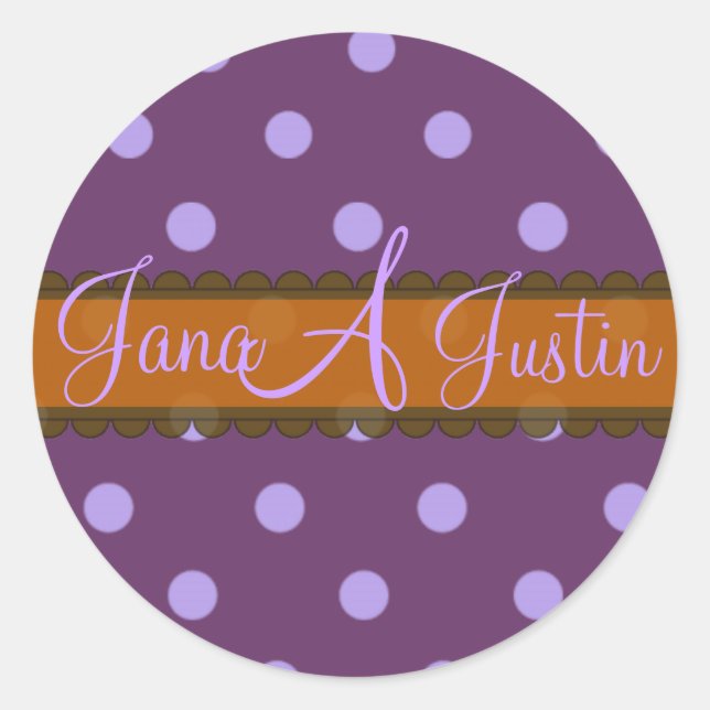 Monogram stickers box of chocolate (Front)