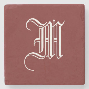 MONOGRAM STONE COASTER