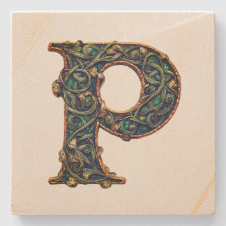 Monogram  stone coaster