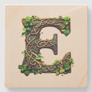 Monogram  stone coaster
