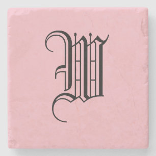 MONOGRAM STONE COASTER