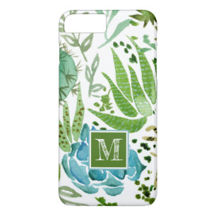Monogram Succulent Field I iPhone 8 Plus/7 Plus Case