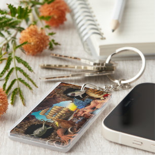 Monogram Summer Travel  Key Ring