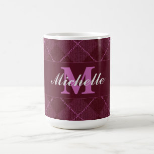 Monogram Sweater 15 oz Classic Mug. Coffee Mug