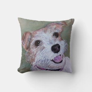 MONOGRAM SWEET JACK RUSSELL CUSHION