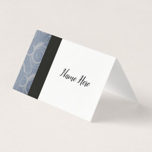 Monogram Swirls Place Cards