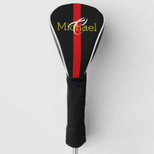Monogram Thin Red Line Firefighter Golf Head Cover