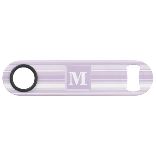 Monogram thistle purple stripes (Front (Horizontal))