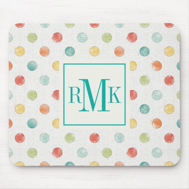 Monogram | Thoughtful Butterflies Step Mouse Mat (Front)