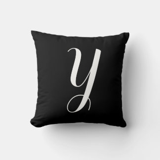 MONOGRAM THROW PILLOW