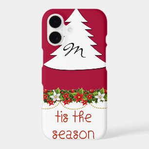 Monogram Tis The Season Holiday Phone Case