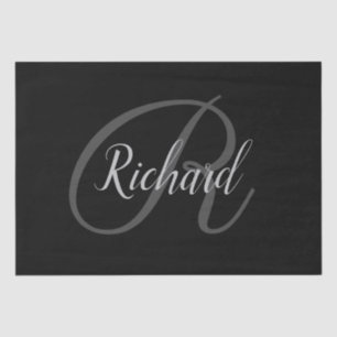 Monogram Tissue Paper