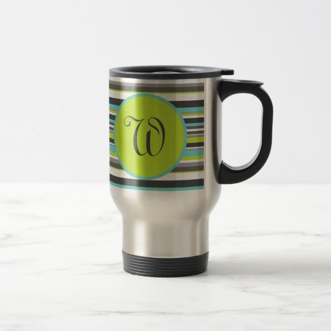 Monogram Travel Mug (Right)
