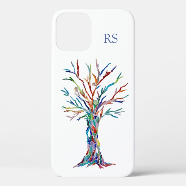Monogram Tree of Life Case-Mate iPhone Case (Back)