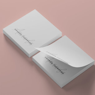 Monogram Trendy Modern Personalized With Name Post-it Notes