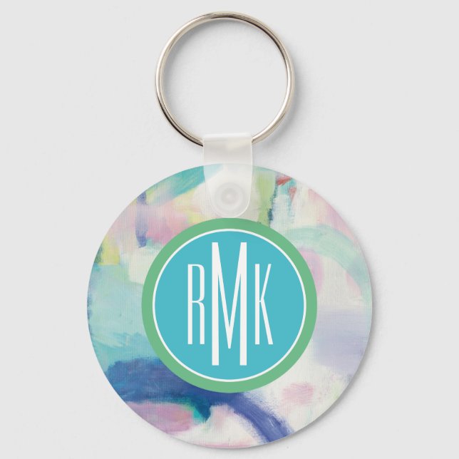 Monogram | Trial and Airy Bright Key Ring (Front)
