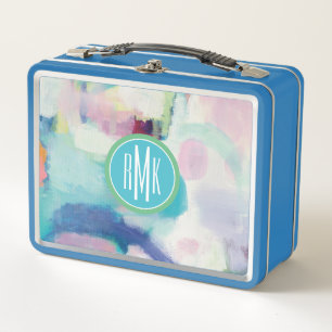 Monogram   Trial and Airy Bright Metal Lunch Box