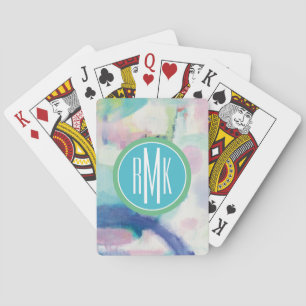 Monogram Trial and Airy Bright Playing Cards