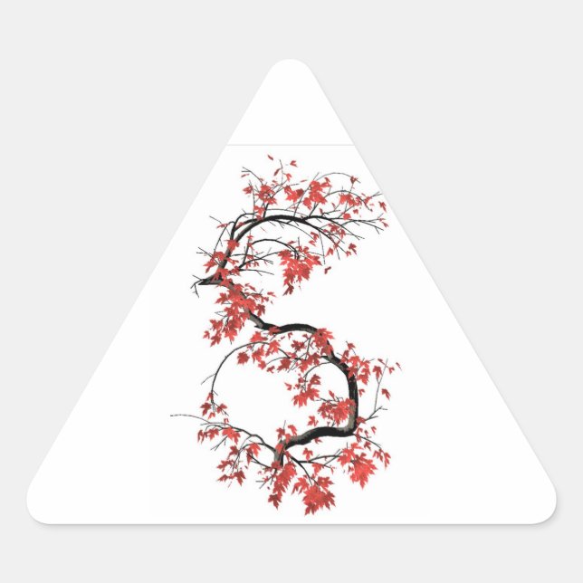 monogram triangle sticker (Front)