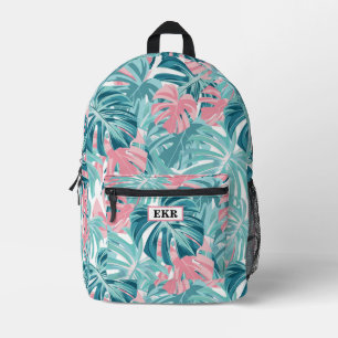 Monogram Tropical Beach Palm School Backpack