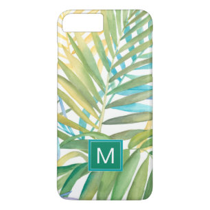 Monogram   Tropical Palm Leaves iPhone 8 Plus/7 Plus Case