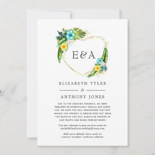 Monogram Tropical Summer Beach Reduced Guest List Announcement