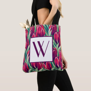 Monogram Tulip Tote