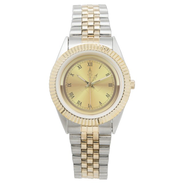  Monogram Unisex Oversized  Watch (Front)