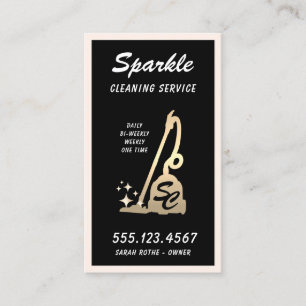 Monogram Vacuum Cleaner, Cleaning Service Maid Ca Calling Card