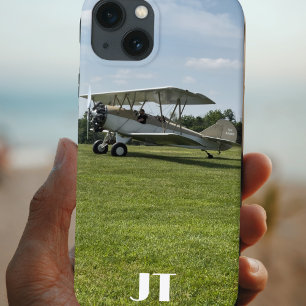 Monogram Vintage 1928 Travel Air Aeroplane Photo iPhone 13 Case