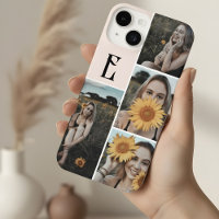 Monogram Vintage Chic Photo Blush Pink