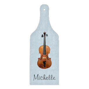 Monogram Violin Cutting Board
