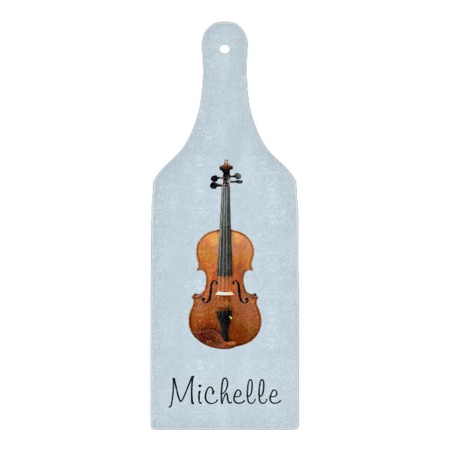 Monogram Violin Cutting Board (Front)
