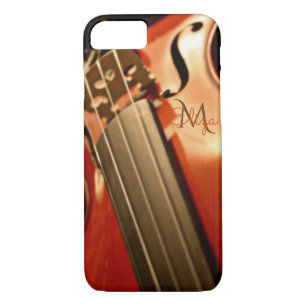 Monogram Violin Music iPhone 7 Case