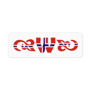 Monogram W Norwegian Label